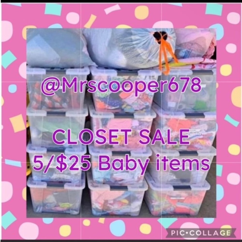 Pick 5 items for $25 baby girls clothing